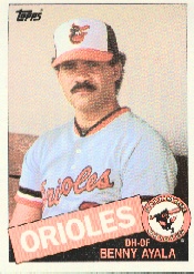 1985 Topps Baseball Cards      624     Benny Ayala
